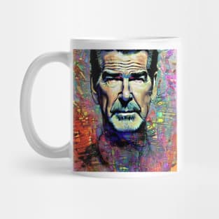 Sketch  of Pierce Brosnan Mug